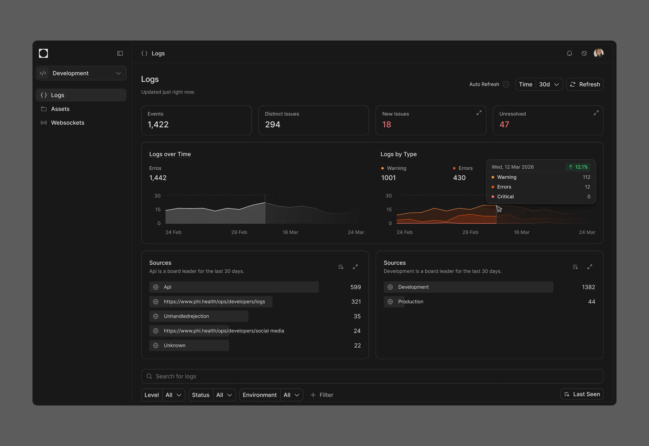Phi Health AI web screen