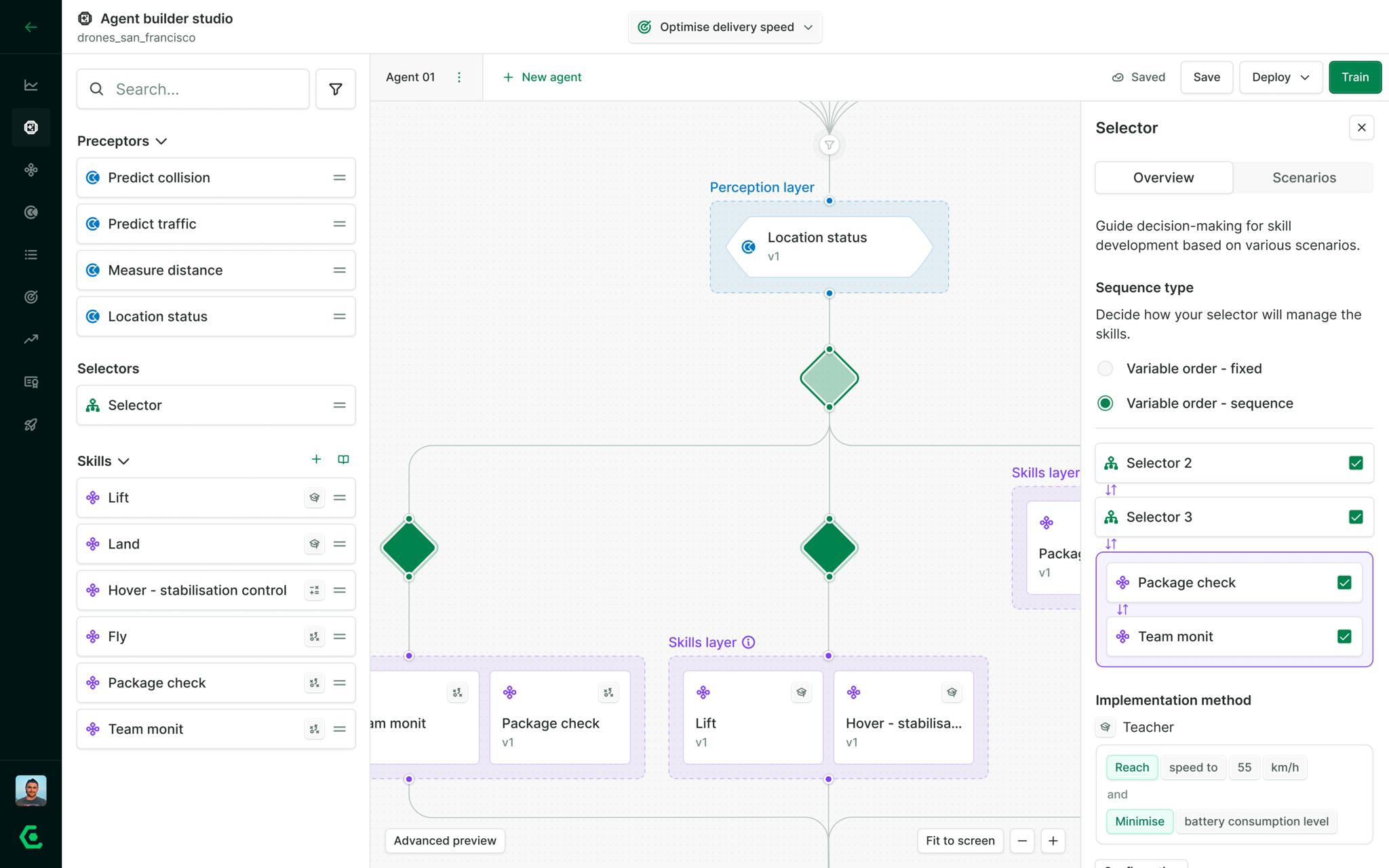 Composabl AI agent builder